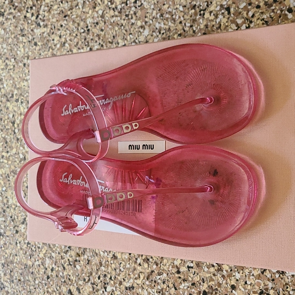 Ferragamo jelly sandals